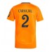 Maillot de foot Real Madrid Daniel Carvajal #2 Extérieur vêtements 2024-25 Manches Courtes